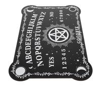 Kisangel Plateau de Divination en Bois Lisse pour Pendule, Tableau de Réponses Alphabétique, Outil Wicca pour Débutants, Décoratif, Jeu de Divination Ésotérique, Blanche