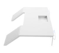 Kisangel Plateforme pour Tortue Blanche en Plastique Légère Ventouse, Rampe Antiretournement pour Décoration D'aquarium et Terrasse de Repos pour Tortues