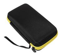 Kisangel Pochette à Outils pour Multimètre en Nylon Noir, Sacoche à Outils Portable, Protège et Range Les Instruments, pour Pince Ampèremétrique et Accessoires