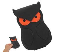 Kisangel Pochette de Médiators Guitare Créative PU Organiseur Portable Forme de Hibou Étui Rigide pour Rangement Plectres Accessoire pour Guitaristes Acoustiques et Électriques Maison et
