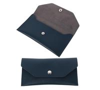 Kisangel Pochette Portefeuille Portefeuille à Pression en PU Vert 2 pièces, Organiseur de reçus pour Gestion du Budget, Voyage et réunions d'affaires
