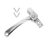 Kisangel Poignée de Verrouillage pour Fenêtre à Ouverture Extérieure, Loquet de Remplacement Droit 6-8 Mm, Kit de Loquets pour Fenêtres Coulissantes et Guillotine, Sécurité Maison