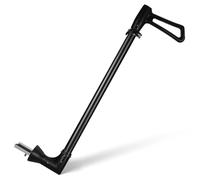 Kisangel Poignée pour Pousse-pousse en Plastique et Alliage Noir, Matériau Stable et Design Ergonomique, Accessoire pour Poussettes et Voitures à Pousser