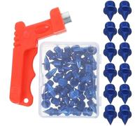 Kisangel Pointes D'athlétisme en Acier au Carbone Bleu, Kit Remplacement avec Clé et Boîte, Chaussures à Pointes pour Piste Plastique, Course et Saut, Accessoires Sportifs Polyvalents