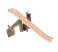 Kisangel Pont Bois pour Circuit de Train Accessoire de Jeu Éducatif pour Créer des Scènes Ferroviaires Amusantes et Stimulantes