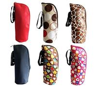Kisangel Portable Milk Bottle Warmer Insulated Tote Bag for Feeding Bright