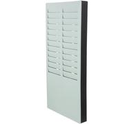 Kisangel Porte-cartes de Poche Plastique Support Mural 24 Fentes Rack pour Machine de Pointage Inodore pour Salle D'examen et Suivi des Présences 16.34x8.27x1.26in