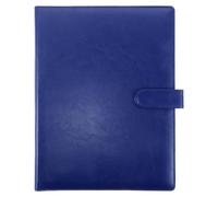 Kisangel Porte-documents professionnel A4 : Classeur en similicuir - Porte-bloc-notes juridique - Pochette pour et présentations professionnelles (entretiens, réunions, bureau)