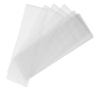 Kisangel Porte-Marque-Page 10 Pièces 7.09X2.36 PVC Transparent Multifonctionnel Protecteur de Signets pour Lecture et DIY