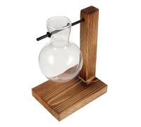 Kisangel Pot Hydroponique Vase Hydroponique Vase Végétal Récipient en Terrarium en Verre Planteur De Verre Table a Manger