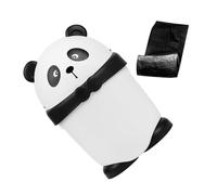 Kisangel Poubelle Panda Mignonne avec Couvercle Abattant Bac à Ordures pour Cuisine Salon et Bureau Design Cartoon et Facile à Nettoyer Conteneur pour Usage Domestique