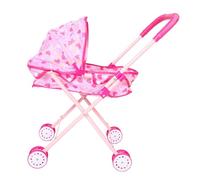 Kisangel Poussette pour Poupées Pliable avec Poignée Stable et Colorée Favorisant Jeu Parent Garçon Fille Développement Social des Garçon Fille