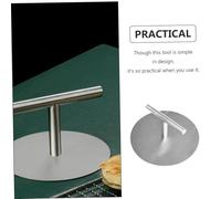 Kisangel Presse Viande Acier Inoxydable Accessoire Cuisine Compact pour Hamburger Presse Galettes Antiadhésive Ergonomique et Résistante Outil Pratique pour Viande et Smash Burger