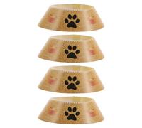 Kisangel Produits Funéraires pour Animaux de Compagnie, Lot de 4 Bols en Papier Commémoratifs, Ornements Sacrificiels pour Chats et Chiens, Accessoires pour Deuil et Cérémonie