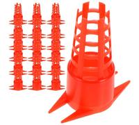 Kisangel Protecteurs de Cellules Royales pour Abeilles - Lot de 20 Cages Plastique Pointe Acérée, Matériel Apicole pour Élevage de Reines et Usage Agricole Professionnel