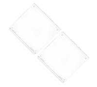 Kisangel Protection pour Interrupteur en Plastique 2pcs pour Thermostat de Climatisation Central, Couvercle Transparent 86 Type Compatible pour Maison, pour Sandales Femme