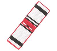 Kisangel Protège-Score Cuir PU Étanche Carnet Portable pour Enregistrement des Points Support Compact pour Cartes de Score Golfeurs et Arbitres