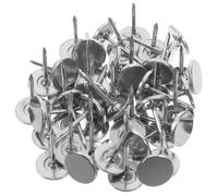 Kisangel Punaises Décoratives en Fer Vintage, 50 Pcs, Tête Plate 11x17 Mm, Clous pour Meubles, Canapé Capitonné, Bois et Portes, Épingles à Meubles pour Décoration Robuste et Polyvalente