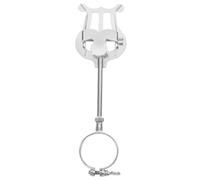 Kisangel Pupitre Portable en Fer Argenté pour Clarinette Clip Pince, Léger et Compact, Conçu pour Lectures de Partitions Lors de Concerts et Répétitions