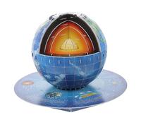 Kisangel Puzzle 3D Structure Terre pour Garçon Et Filles 8-12 Ans, Jeu Éducatif DIY, Puzzle du Système Solaire, Bricolage Scientifique, Présent Ludique Et Décoratif