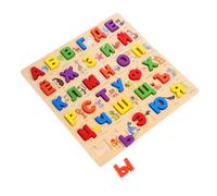Kisangel Puzzle Bois Alphabet Russe pour Garçon Fille Éducatif Bois pour Développement Cognitif de Puzzle de Lettres pour Mémorisation et Coordination Main Oeil
