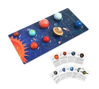 Kisangel Puzzle du Système Solaire Jouets Spatiaux Maquette De Planètes Jouets Puzzle pour Garçon Fille Spatial