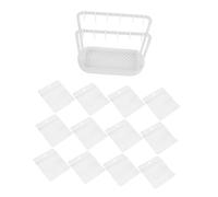 Kisangel Rack de vêtements de poupée Cintre de vêtements Miniatures White