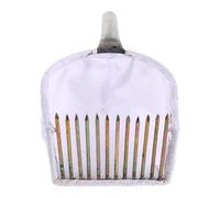 Kisangel Râteau à Fruits pour Cueillette De Baies Outil De Jardin avec Peigne Métallique Panier De Récolte Portatif pour Framboises Et Canneberges