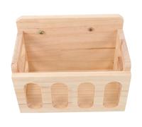 Kisangel Râtelier à Foin pour Petits Animaux Support Suspendu pour Cobayes et Chinchillas Accessoire Durable et Pratique pour Éviter Gaspillage de Nourriture Conception Compacte et Facile