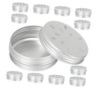 Kisangel Récipients d'Entraînement Olfactif 12 Pièces en Aluminium pour Chiens de Travail, Boîte à Odeurs pour Éducation Canine et Dressage de Malinois