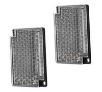 Kisangel Réflecteur pour Capteur Photoélectrique Rétro-réfléchissant 2pcs en Abs et Acrylique, Technologie Miroir, Haute Résistance aux Intempéries, pour L'éclairage Urbain et Équipements