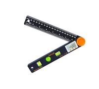 Kisangel Règle Angle Numérique Outil de Mesure Multifonction avec Affichage LCD Verrouillage et Équerre Intégrée Précision pour Charpentiers