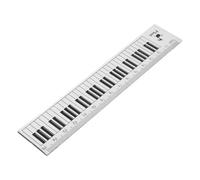 Kisangel Règle Droite Transparente 15 CM en Plastique Outil de Mesure Mathématique pour Étudiants Fournitures de Bureau Créatives Design Touches de Piano pour Dessin et Mesures Précises