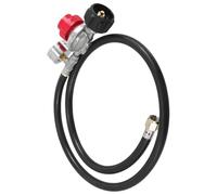 Kisangel Régulateur de Pression Ajustable Psi avec Jauge Interface Standard et pour Systèmes Au Adapté Aux Brûleurs Industriels et Barbecue