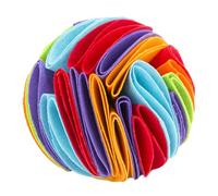 Kisangel Reniflantes pour Chien en Feutre d'Entraînement Coloré Balle de Fouille Interactive pour L'Odorat et Cacher des Friandises Petit Format pour Intérieur et Extérieur