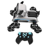 Kisangel Robot Chien Intelligent à Roues Transformable et Télécommandé Compagnon Robuste pour Garçon Fille Modes Interactifs et Contrôle Gestuel Adapté à Tous Terrains