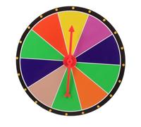Kisangel Roue de Loterie Rotative pour Table Jeu DIY pour Fête et Éducation Accessoire pour Tirage Au Sort et Animation Familiale