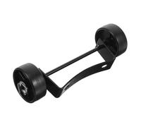Kisangel Roue de Remplacement pour Chauffage Extérieur de Terrasse Accessoire Fer et Plastique Roues Durables pour Radiateurs de Patio Mobiles