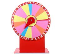 Kisangel Roue Fortune PVC avec Lumières Colorées Jeu Loterie Rotative pour Fêtes Carnaval et Événements Accessoire Pratique pour Activités et Récompenses