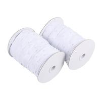 Kisangel Rouleaux de Ceintures Boutons Pression Invisibles Fermeture à Pression Solide en Polyester 1,8cm Lot de 2 Usage Polyvalent pour Rideaux et Housses de Couette