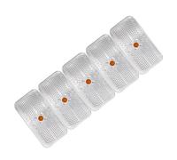 Kisangel Sachet Anti Humidité Indicateur de Couleur, Boîte en Aluminium Réutilisable 5pcs de Gel de Silice 40 Grammes Absorbant L'humidité Efficacement pour Placards et Armoires