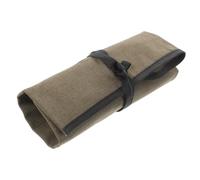 Kisangel Sacoche à Outils en Toile Robuste Organiseur Enroulable pour Burins et Clés Pochette de Rangement Compacte pour Charpentiers et Bricoleurs