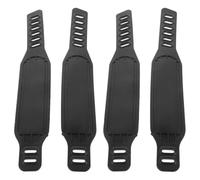 Kisangel Sangles de Pédales de Vélo D'appartement Réglables en Plastique Résistant, Lot 2 Paires, Courroies de Fixation Universelles pour Pédales Fitness et Musculation, Accessoires Vélo