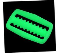 Kisangel Scuba Diving Webbing Stoppers Glow in The Dark Quick Release Plastic Buckles for Weight Belts Anti-Slip Scuba Weight Belt Keepers with Pom Material