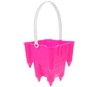 Kisangel Seau à Neige pour Garçon et Filles Grand Modèle Octogonal Plastique Solide Jeu D'extérieur Hiver Ensemble 4 Pièces Incluant Pelle Seau Pince à Boules de Neige Couleur Aléatoire