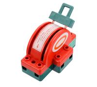 Kisangel Sectionneur Bipolaire Semi-Circulaire en Cuivre Disjoncteur de Puissance Résistant à la Corrosion Déconnecteur Industriel pour Générateur de Circuit de Secours Appareil