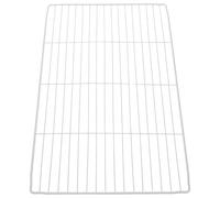 Kisangel Séparateur Métallique pour Congélateur 28×45 CM Étagère de Séparation en Maille Blanche Organiseur de Rangement pour Réfrigérateur Optimisation Espace et Compartiments Glacés