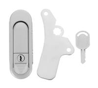 Kisangel Serrure Encastrable pour Armoire Électrique Verrou Plat pour Porte de Coffret Résistante à Usure Installation Facile Compatible avec Panneaux Réseau et Coffrets Industriels