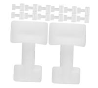 Kisangel Set de Agrafes Plastiques pour Moules à Bacs à Plantes DIY Fixations pour Moules à Pots de Fleurs Béton Clips pour Ciment Installation Rapide et Réutilisable
