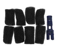Kisangel Set de Éponge de Queue Haute Densité pour Nettoyage de Tuyau de Piscine Accessoire de Remplacement pour Nettoyeur de Piscine Compatible avec Tous Types